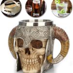 Gobelet Taisuko Médiéval en Acier Inoxydable : Le Mug Viking Pirate pour les Seigneurs Gothiques !