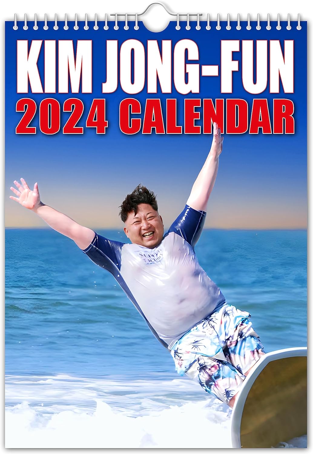 Le Roi du Rire – Kim Jong-Fun : Calendrier Mural 2024 au Format A3 (297 mm x 420 mm)