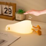 ZVO LED Veilleuse Canard: Douce Lumière, Toucher Magique, Parfaite Déco Chambre!