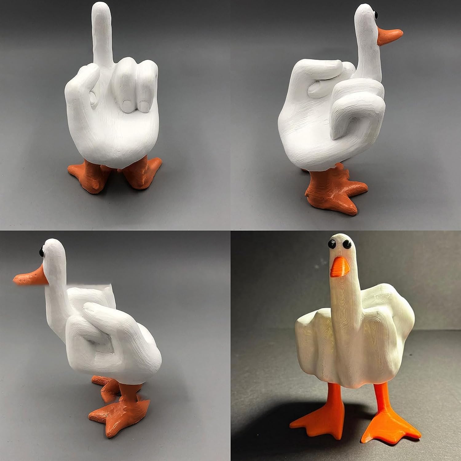 Duck You: Canard à Doigt d’Honneur, Ornament Drôle pour Bureau!