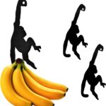 Supports Banane Amusants en Métal – Lot de 2 Pour Rangement Quotidien