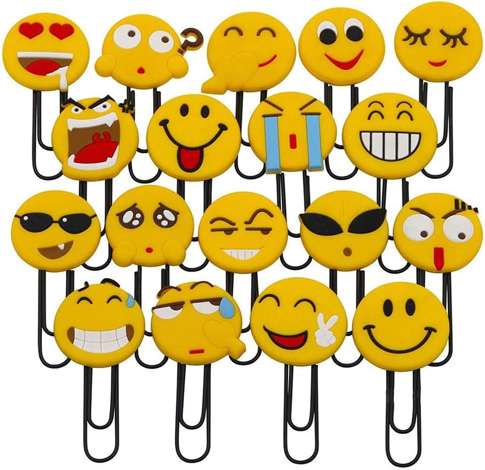 Signets Emoji Mignons – Trombone Drôle pour Enfants (10PCS)