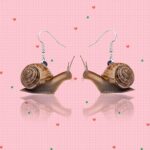 Escargots Amusants: Boucles d’Oreilles Pendantes pour Femmes!
