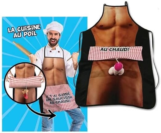 Tablier Sexy Homme: Drôle, Amusant et Irrésistible pour des BBQ Mémorables!
