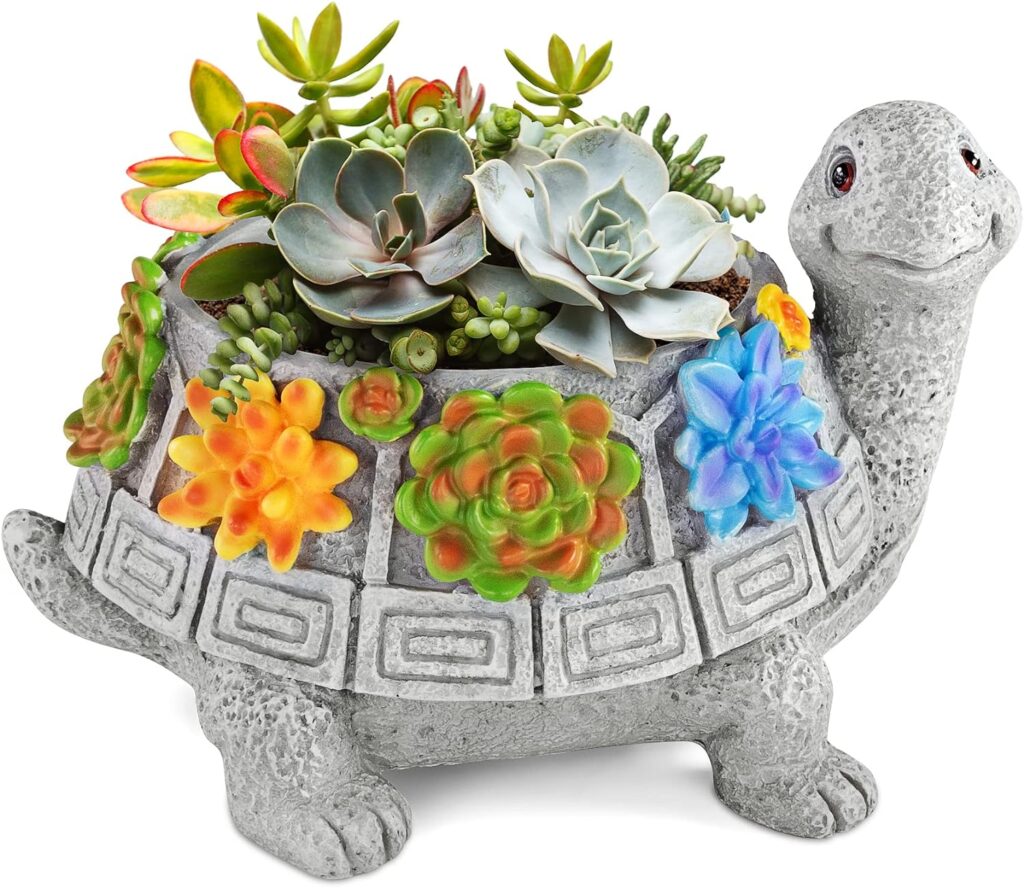 Turtle Planter – Une Touche d’Originalité dans Votre Jardin! » 🐢